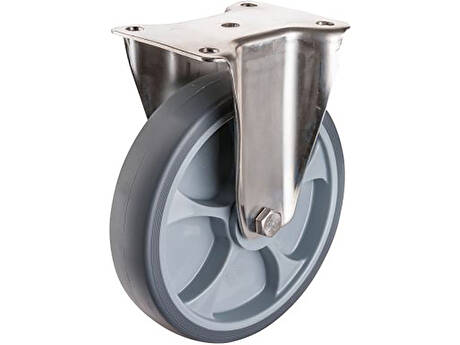 Nerezové pryžové pojezdové kolo H110.B43.160