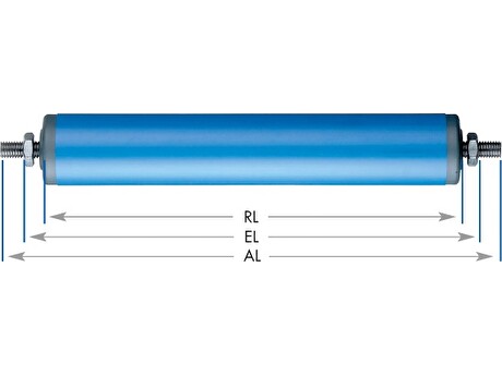 Plastový dopravníkový váleček S20-F8-405-421