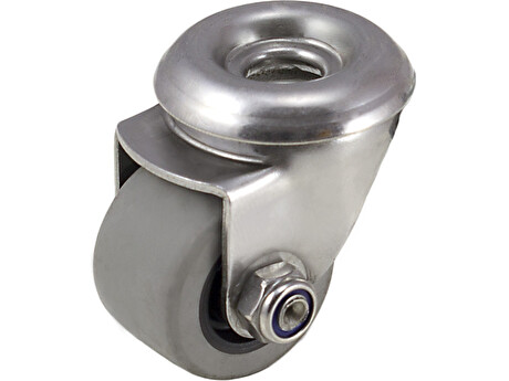 Nerezové pryžové pojezdové kolo L-SR 030 INOX 30