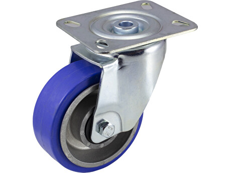 Teplovzdorné nerezové pryžové pojezdové kolo 27107 FN-ELASTIC 100 INOX20
