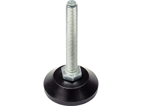 Noha nerezová s plastovou patkou M10x30mm