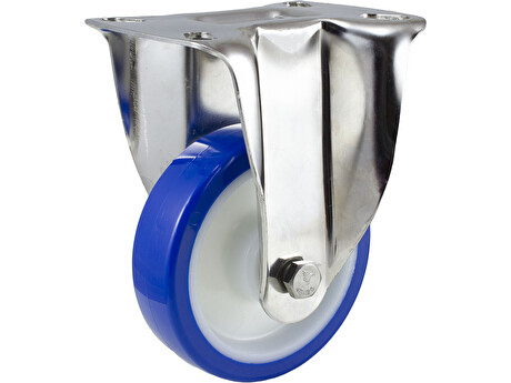 Nerezové polyuretanové pojezdové kolo 35577-ADINYL SOFT 200 INOX40