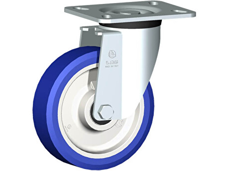 Průmyslové polyuretanové pojezdové kolo 36005-ADINYL SOFT 080 M40