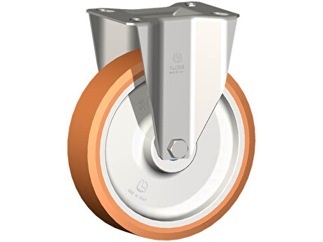 Nerezové polyuretanové pojezdové kolo 19177-ADINYL 080 INOX20