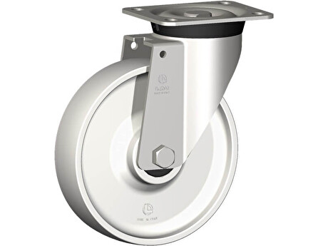 Nerezové polyamidové pojezdové kolo 33628-POLINYL 100 INOX40