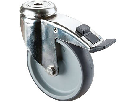 Nerezové pryžové pojezdové kolo G121.A80.126